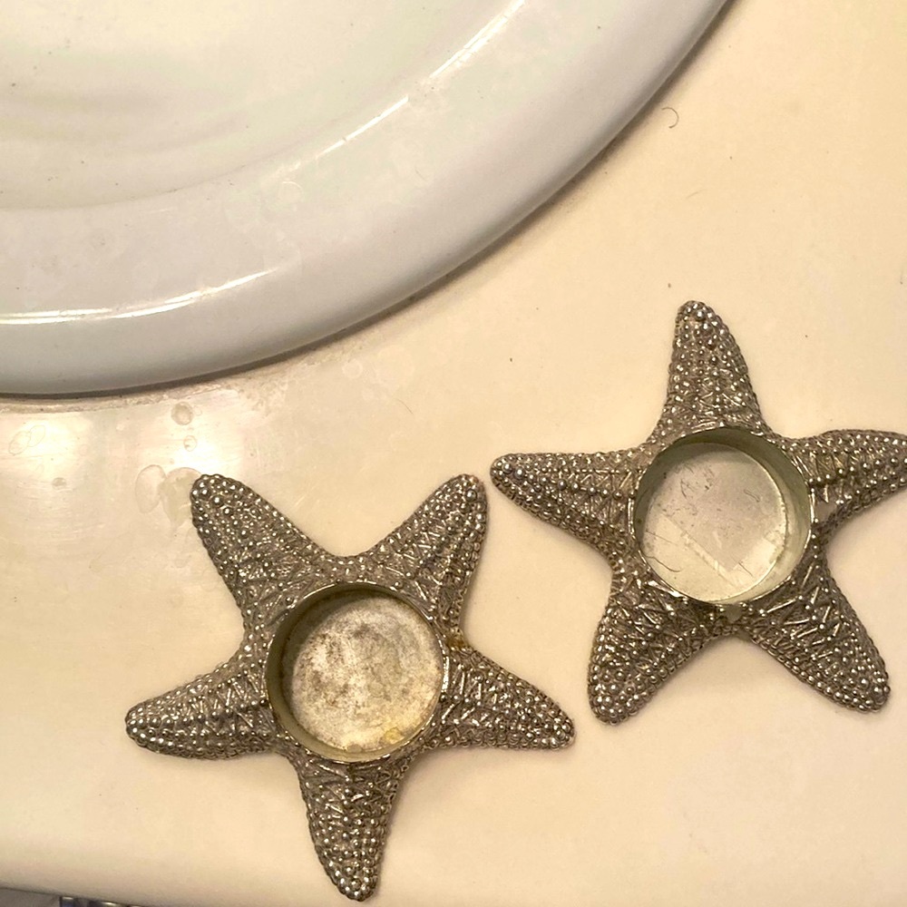 Yankee Candle Black Starfish Holders